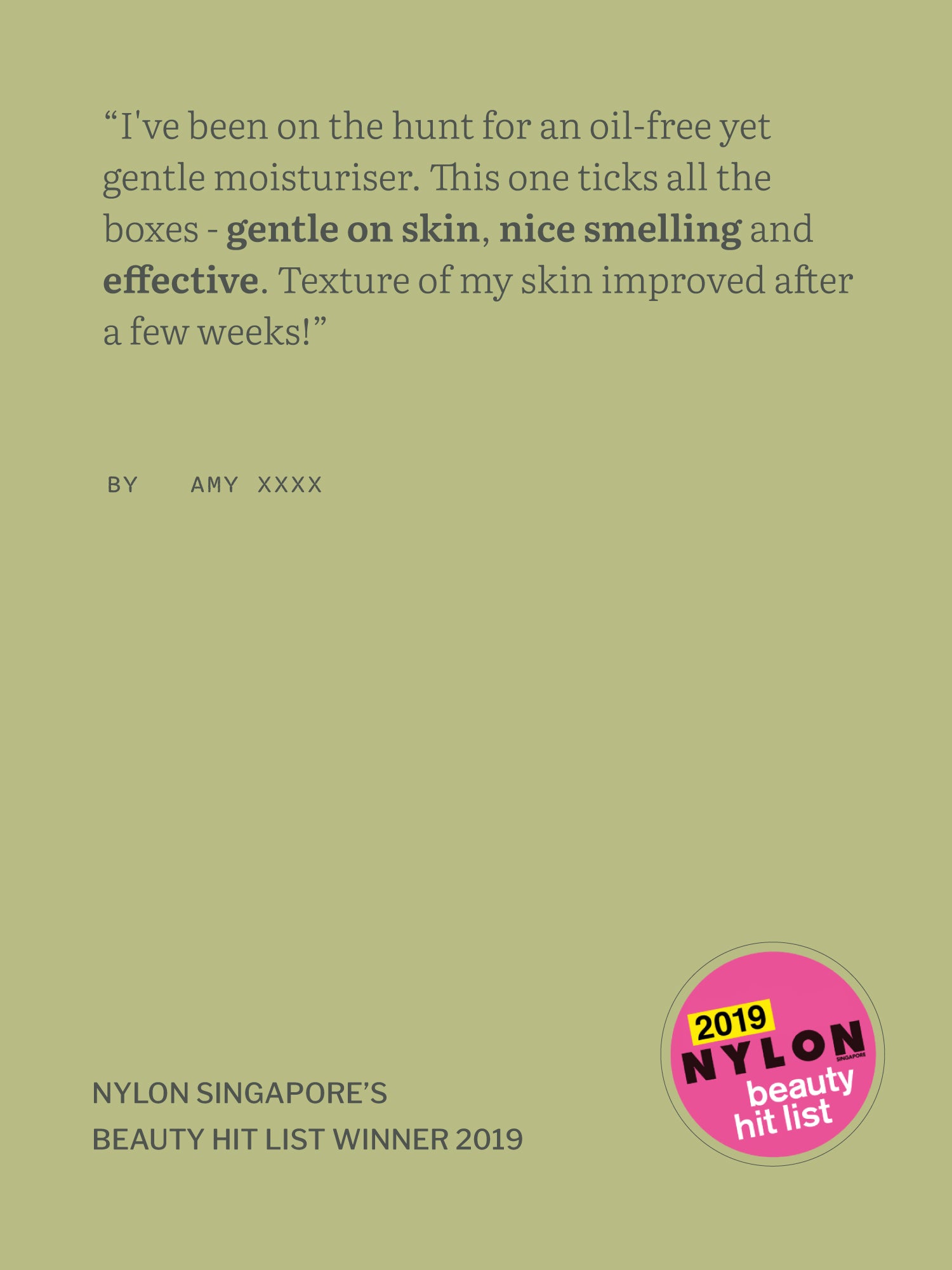 Hydrating Gel Moisturizer